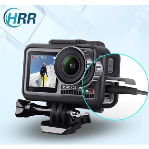 Frame Mount Housing Case for DJI Osmo Action Camera - Protective Case with Quick Release Buckle, Long Thumb Bolt Screw Accessory