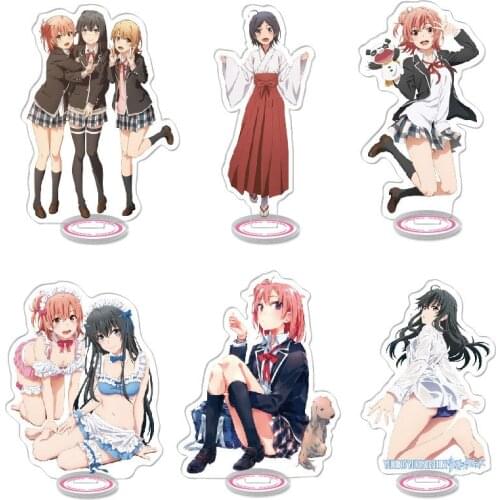 My Teen Romantic Comedy SNAFU Yukinoshita Yukino Acrylic Stand Figure Desktop Decoration Collection Model Toy Cosplay Gifts
