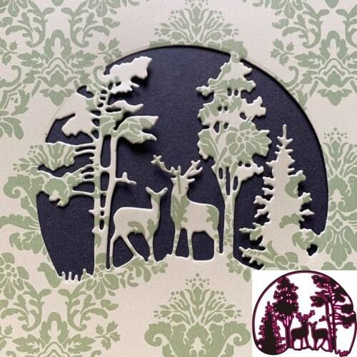 Christmas elk Metal Cutting Dies for DIY Scrapbooking Album Paper Cards Decorative Crafts Embossing Die Cuts