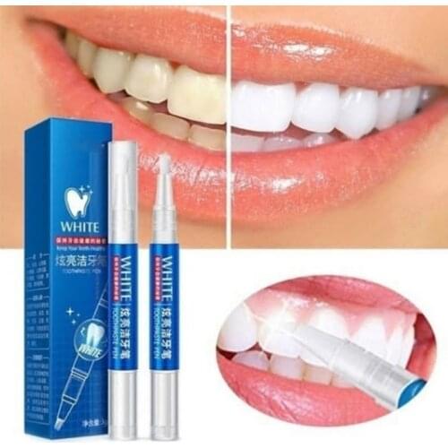 Teeth Whitening Pen Cleaning Serum Plaque Stains Remover Teeth Bleachment Dentals Whitener Oral Hygiene Care Teeth Whitener 3ml