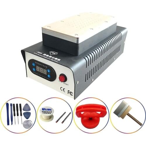 TBK-988 Dual Vacuum Pump Manual Separator + Double Pump LCD Screen Splitter OCA Glue Removal Separator For Curved Screen