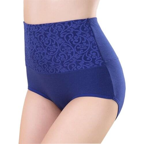 Panties Women Pure Cotton High waist Plus size Briefs Underwear Ladies Autumn Winter Panty Sexy Lingerie Female Underpants
