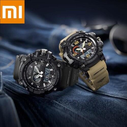 Xiaomi TwentySeventeen Outdoor Dual Display 50ATM Waterproof Electronics Display Watch Calendar Countdown Outdoor Sport Digital
