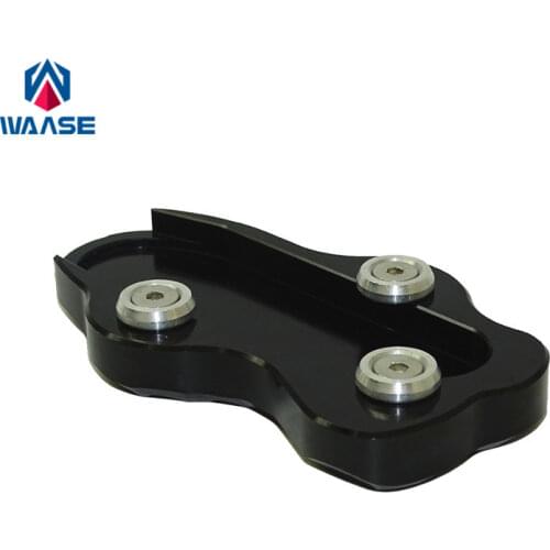 Waase For Kawasaki VN900 CLASSIC 2006 2007 2008 2009 2010 2011 2012-2015 Kickstand Foot Side Stand Extension Pad Support Plate
