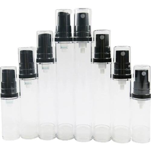 200 x 5ML 10ML 12ML15ML Portable Airless Lotion Cream Pump Plastic Container Cosmetic Bottle Dispenser Travel Airless Sprayer