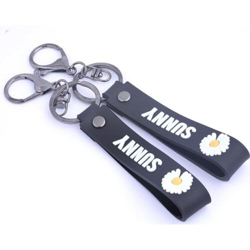 5pcs/Lot Pu Leather Keychain Accessories Diy Key Ring Lobster Clasp Findings For Key Chain Making