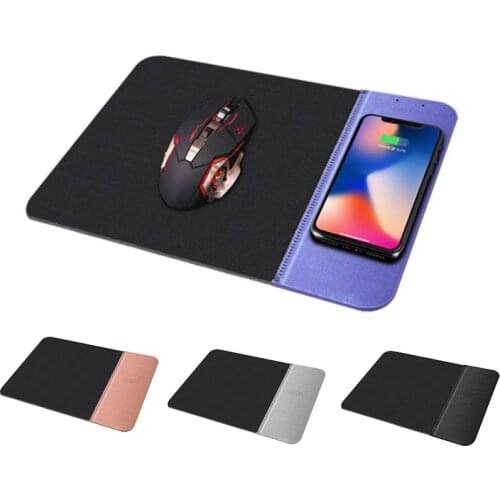 5W Wireless Fast Charging Mouse Pad Charger Indicating Function Safe Stable Charger GDeals