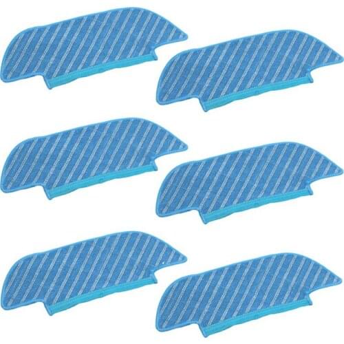 6Pcs Mop Cloth Pad Fit for ECOVACS DEEBOT OZMO Slim 10 DK33 DK35 Vacuum Cleaner Parts