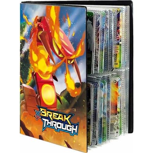 240Pcs album pokemons map Book pokemon card binder Anime Card Collectors Holder Loaded List Capacity Folder Toys For Gifts Kids