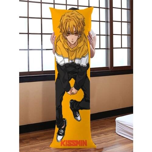 Anime Agatsuma Zenitsu Dakimakura Hugging Body Pillow Case Custom DIY Cushion Otaku Male Cosplay Costume Cover