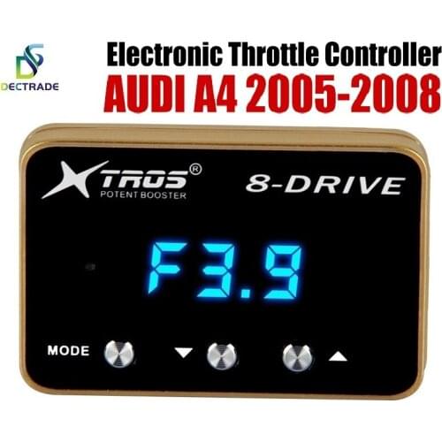 DECTRADE Car Electronic Throttle Controller Racing Accelerator Potent Booster For Audi A4 2005-2008 Tuning Parts 8 Drive