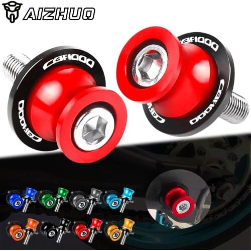 CBF 1000 Motorcycle Accessories 8MM Stand Screws FOR HONDA CBF1000 A 206-2013 2012 2011 2010 CNC Aluminum Swingarm Slider Spools