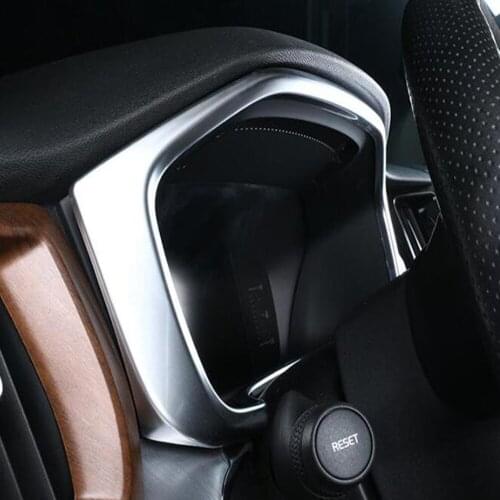 For Volvo XC60 XC 60 2018 2019 2020 Carbon Fiber Instrument Dash Board Cover Trim Decoration Frame Inner Accessories Car Styling