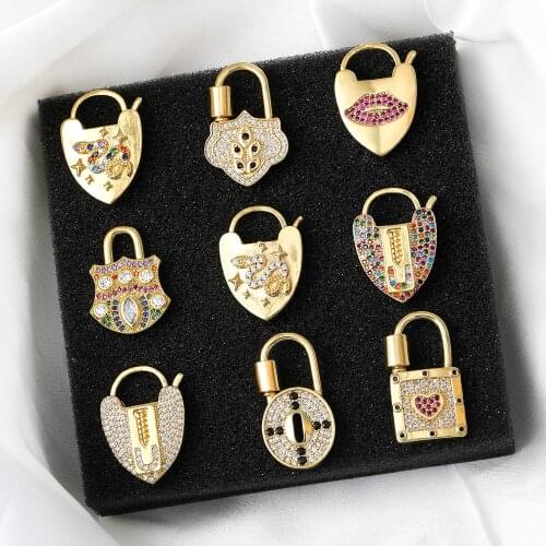 Juya Handmade Decoration Locket Pendant Screw Clasps Accessories For DIY Needlework Articles Mesh Chains Charms Jewelry Making
