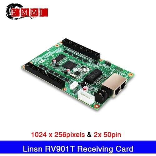 Free Shipping Linsn RV901T Full Color LED Display Receiving Card Work with Linsn TS802D Sending Card for LED Screen