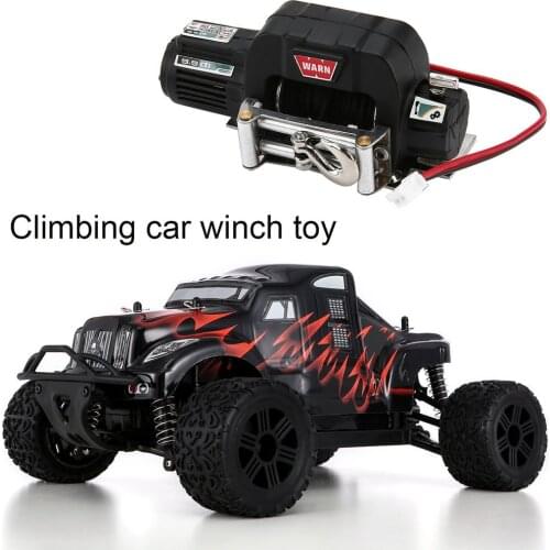 1/10 Simulation RC Climbing Car Radio Control Full Metal Winch for 1/10 TRX-4 Axial SCX10 RC4WD D90 D10 Car Truck