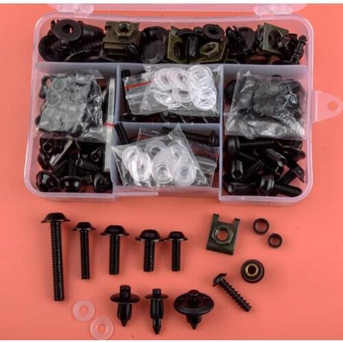 Motorcycle Complete Fairing Fender Windscreens Bolt Screw Clip Fit For Ducati 1098 1198 1199 900 Monster Honda CB1000R CB500F