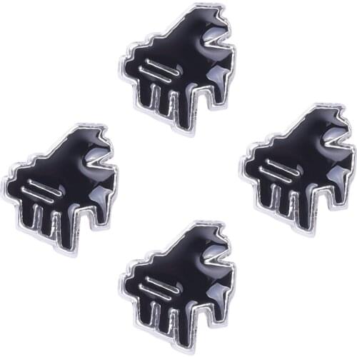 20Pcs/Lot Music Guita Piano Floating Charms Making Musician Gift Locket Handmad Jewelry Dropshipping