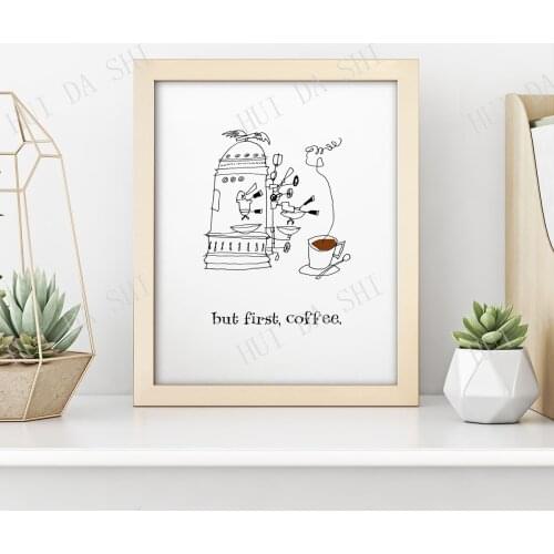 But First, Espresso Print • High Quality Giclée Print • Espresso Machine / Coffee Print