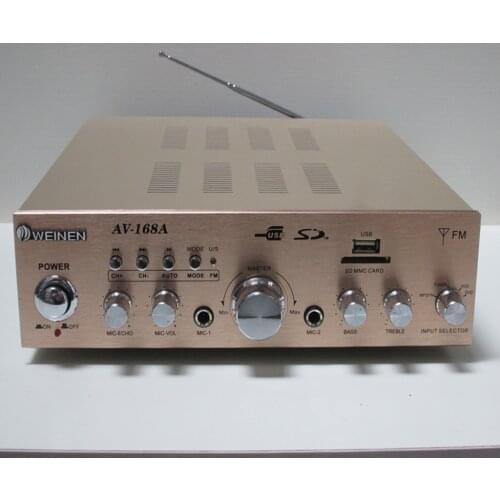 The NEWest 400W+400W 4 ohm-8 ohm 220V amplifier power home audio HiFi amplifier fever amplifier Desktop power amplifier