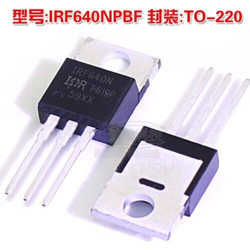 New Original IRF640NPBF TO-220 MOSFET 200V 18A Field Effect N-Channel