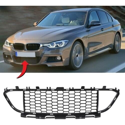 51118068124 Car Front Bumper Lower Center Grille for-BMW 3 Series F30 F31 LCI M-Sport 2011