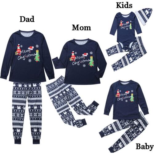 Family Matching Christmas Outfits Adult Woman Kids Elf Pajamas Sets Adults Kids Sleepwear Nightwear 2pcs Outtfits