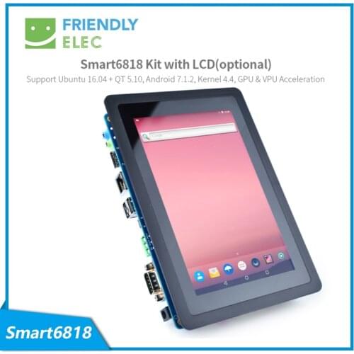 SMART6818SDK S5P6818 4.3' 7' 10.1'LVDS LCD 4G 800*480 800*1280 capacitive screen FriendlyELEC