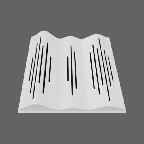 SH-002 wave type full frequency MLS three-dimensional diffuser acoustic body HIFI room starry sky roof sound absorption layered