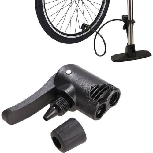 Bicycle Bike Equipments Cycle Tyre Tube 3 in 1 Replacement Dual Head Air Pump Adapter Valves Useful Outdoor Tyre Pump Bike Acces