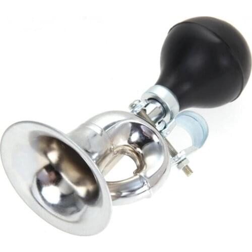 Bicycle Bike Cycling Air Horn Bell Alarm Retro Metal Twist Bugle Rubber Bulb Funny Bicycle Bell Horns Bike