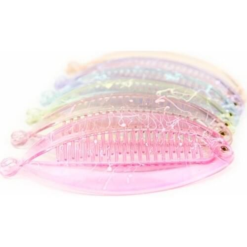 Hair Claws Clip Fish Shape Banana Barrettes Colorful Hairpins Hair Accessories For Women Hair Clip Clamp ACC62