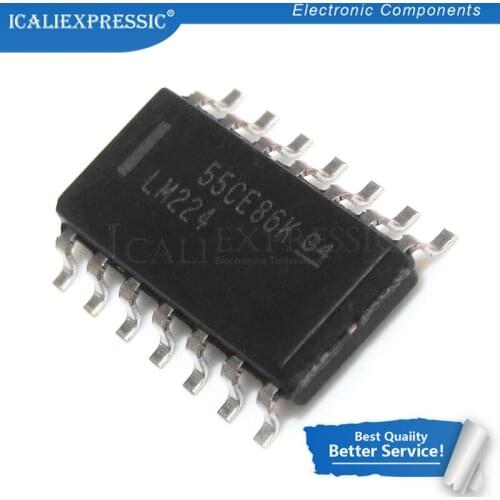10PCS LM224DR SOP-14 LM224 SOP14 LM224D 224DR SOP