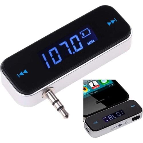 100pcs Wireless Music to Car Radio FM Transmitter For MP3 Tablets 3.5mm+For Smart Phone Bluetooth Wireless Auto Player Fm