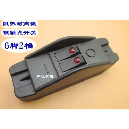 308 Both Button Switch Ship Type 6 Foot Oil Heater Power Supply Start-up Switch Will Electric Current High-power Six Foot 16A