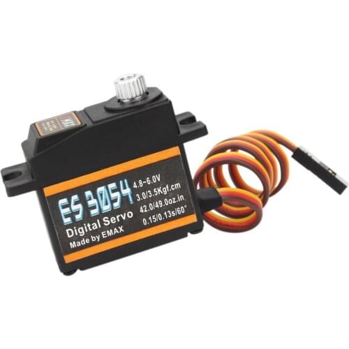 New Emax ES3054 17g 3.5kg 0.13sec 23T Metal Gear Digital Servo For RC Airplane Racing Drone Accessories RC Parts Replace ES3154