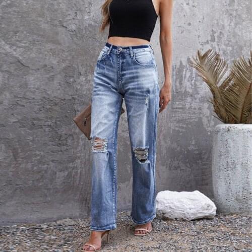 Женские рваные джинсы CINESSD China At AliExpress