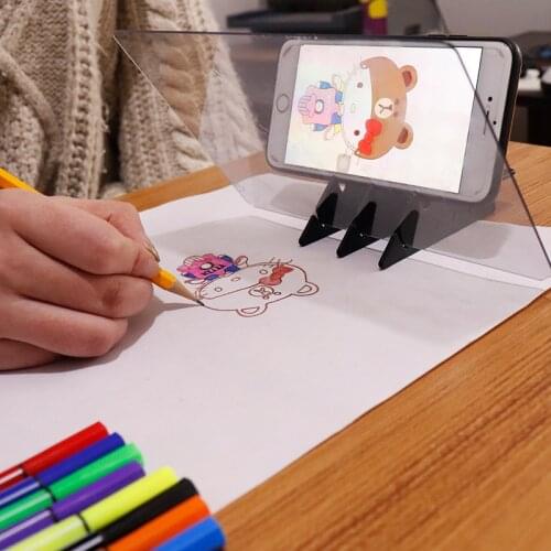 Imaging Drawing Board Sketch Reflection Dimming Bracket Painting Mirror Plate Tracing Copy Table Projection Linyi Board Plotter