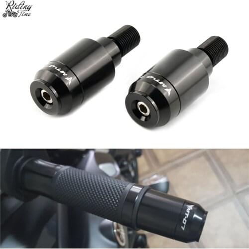 Motorcycle Handlebar Caps Grips Ends For Yamaha MT07 MT 07 FZ07 FZ 07 2014 2015 2016 2017 2018 2019 Handle Bar Ends Cap Grip End