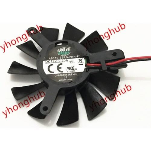 Master A6010-35RB-2RN-F1 DF0601012RFMN Cooling Fan DC 12V 0.20A
