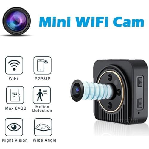 Mini Camera Wifi Espia DVR Video Camcorder Magnetic Body IP MicroCamera Motion Wireless P2P Night Vision Support Hidden TF Card