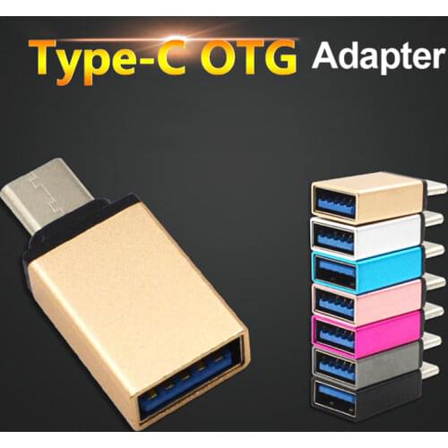 Mini USB 3.1 Type-C Cable Adapter To USB 3.0 Aluminium Alloy OTG Converter For All Type-c Mobile Phone Tablet PC Macbook DU55