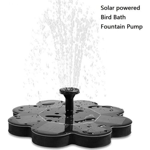 Solar Panel Kit Water Pump Small Sunmersible Floating Fountain For Garden Pond Birdbath Fish Tank Pond Swimming Pool Dropship