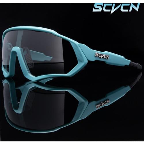 New Style Photochromic Sport Cycling Glasses Bicycle Eyewear Mountain Bike Cycling Goggles UV400 MTB Polarized Road Sunglasses