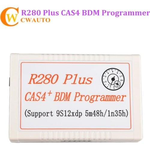 New R280 Plus CAS4 BDM Programmer Support MC9S12XEP100 Chip Microcontroller Dedicated Programmer