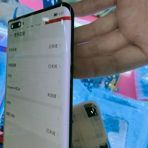 Original Defect Display many Dots For Huawei Mate 40 Pro LCD Touch Screen Digitizer Assembly For Huawei Mate40 Pro NOH-NX9