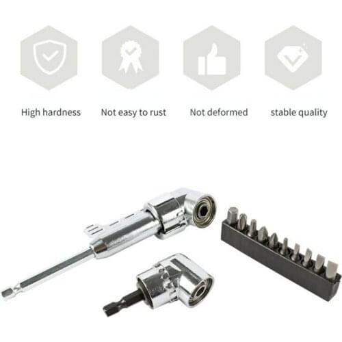 Hex Bit 105 Degree Angle Screwdriver Socket Holder Adapter Adjustable Bits Drill Bit Angle Screw Driver Tool Socket