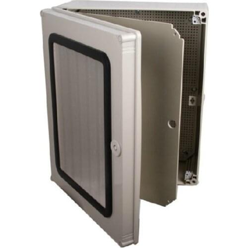 600*400*195mm Plastic box with transparent cover door waterproof distribution foundation box outdoor enclosure