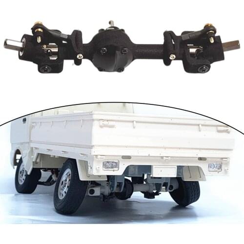 RC Car Plastic Rear Bridge Axle for WPL D12 1/10 Scale Vehicles Rock Car Model Buggy Trucks