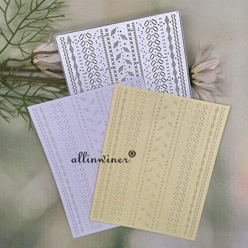 Pattern strip rectangular Metal Cutting Dies Stencils For DIY Scrapbooking Decorative Embossing Handcraft Die Cutting Template